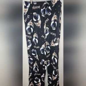 Marvel Venom Graphic All Over Pajama Bottoms XL Unisex Adult